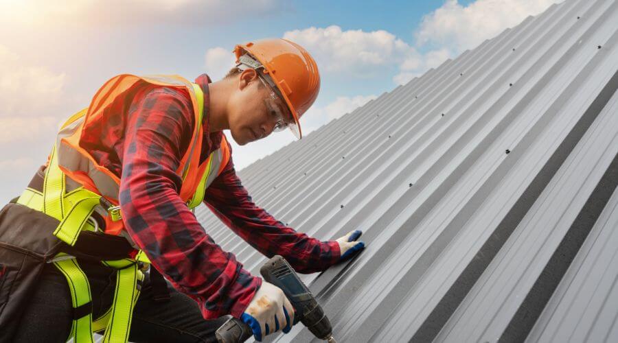 Professional metal roof installation in King, WI